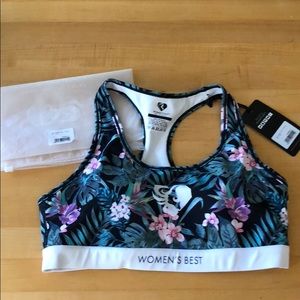 NWT Women’s Best Paradise sports bra large